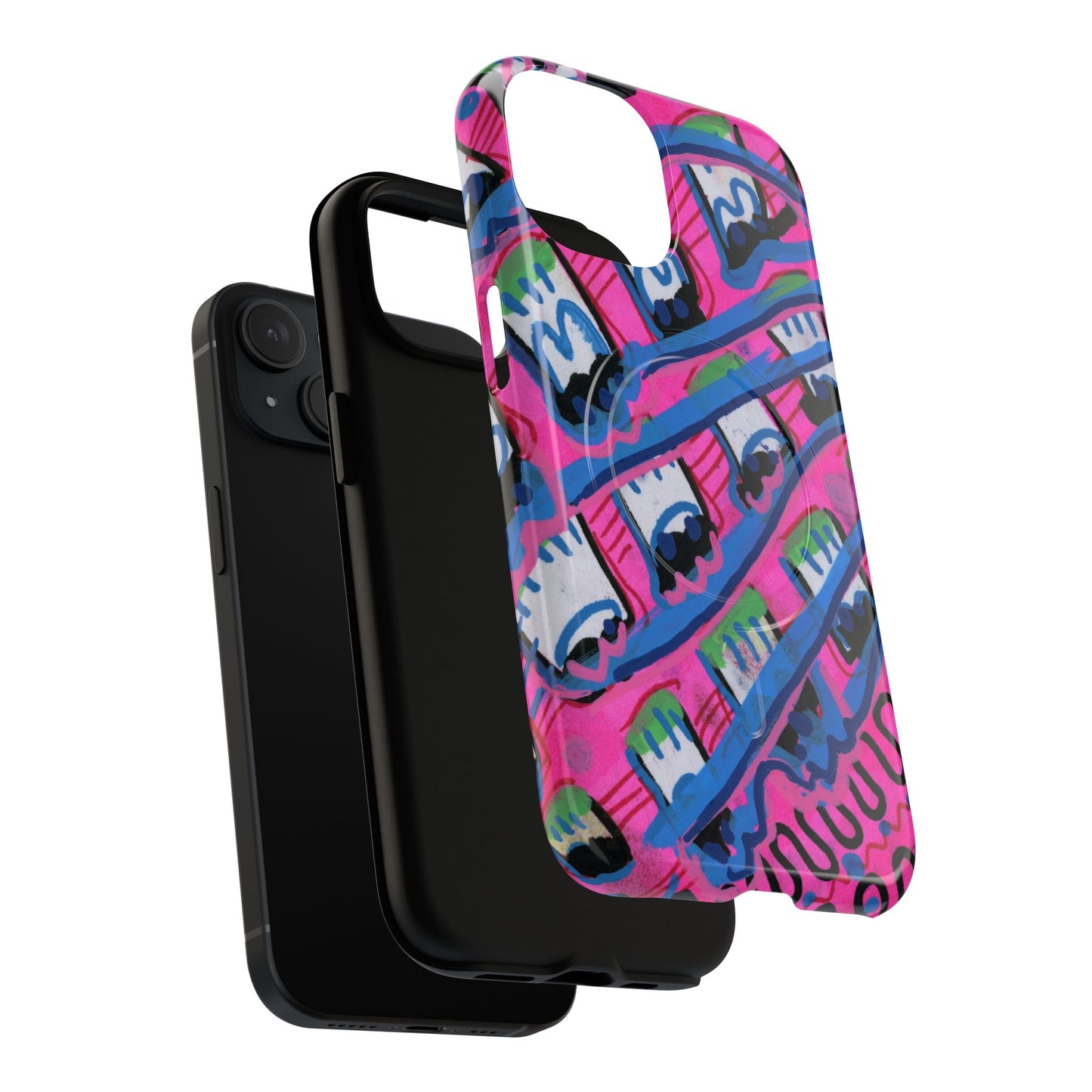 Pink Blast Tough Magnetic Case