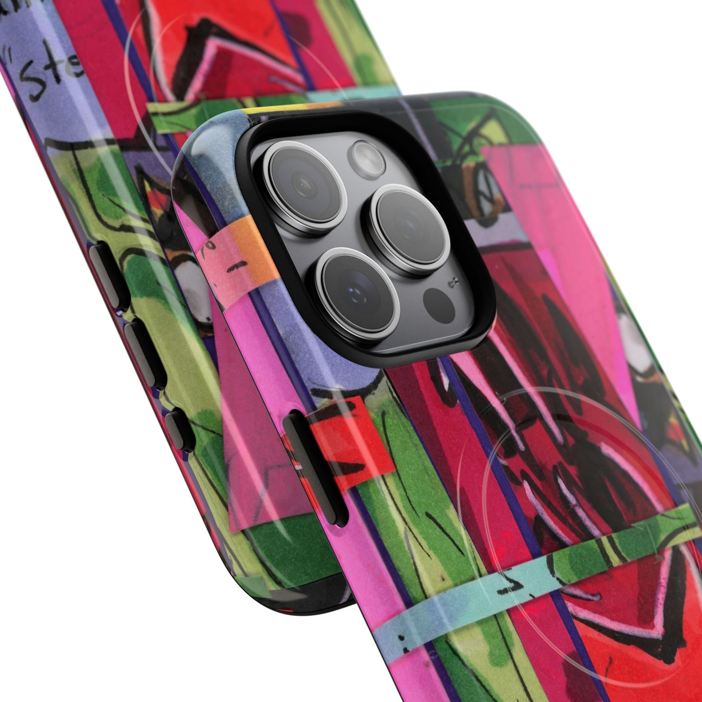 Abstracted Demon Tough Magnetic Cases
