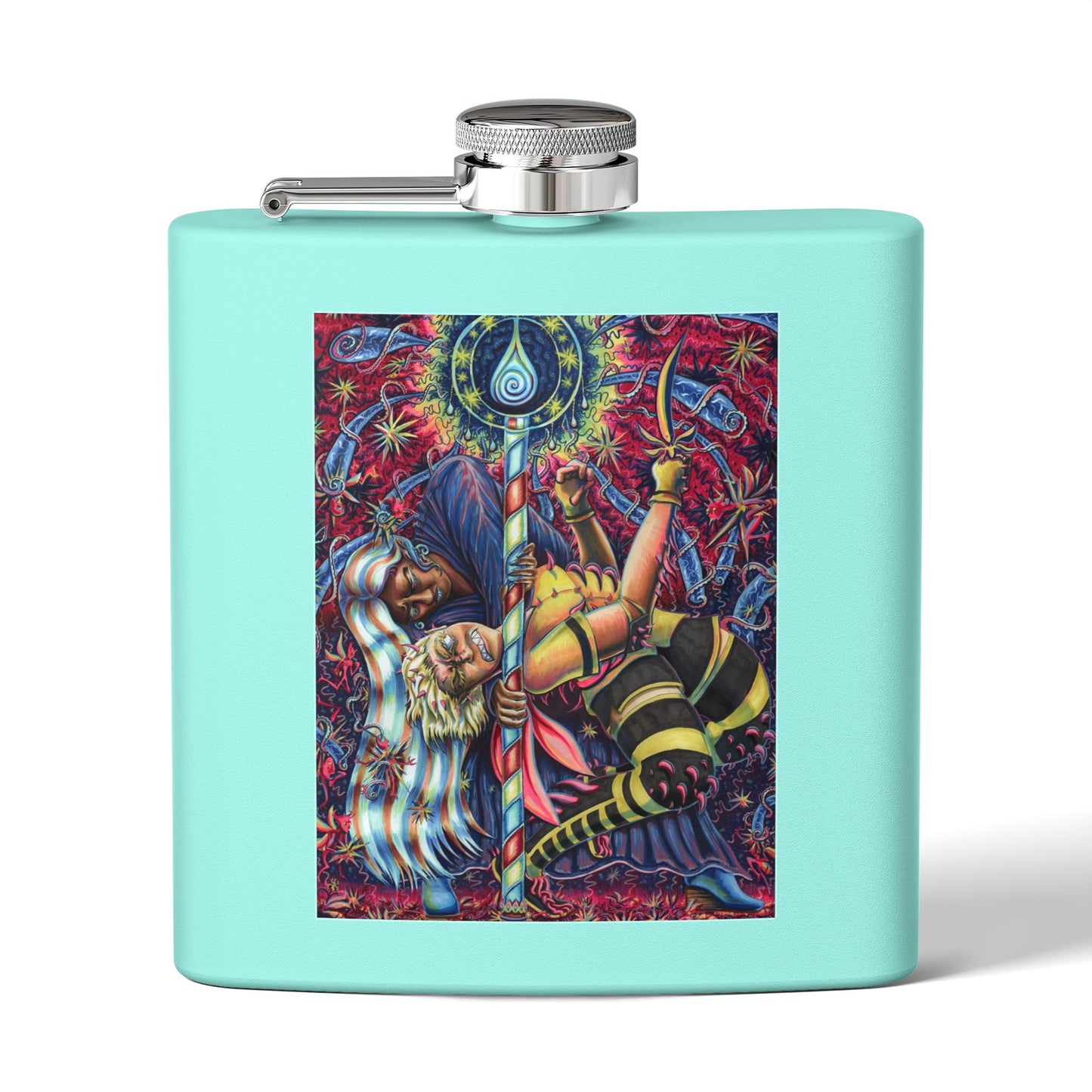 6oz Stainless Steel Flask — Sister Duel