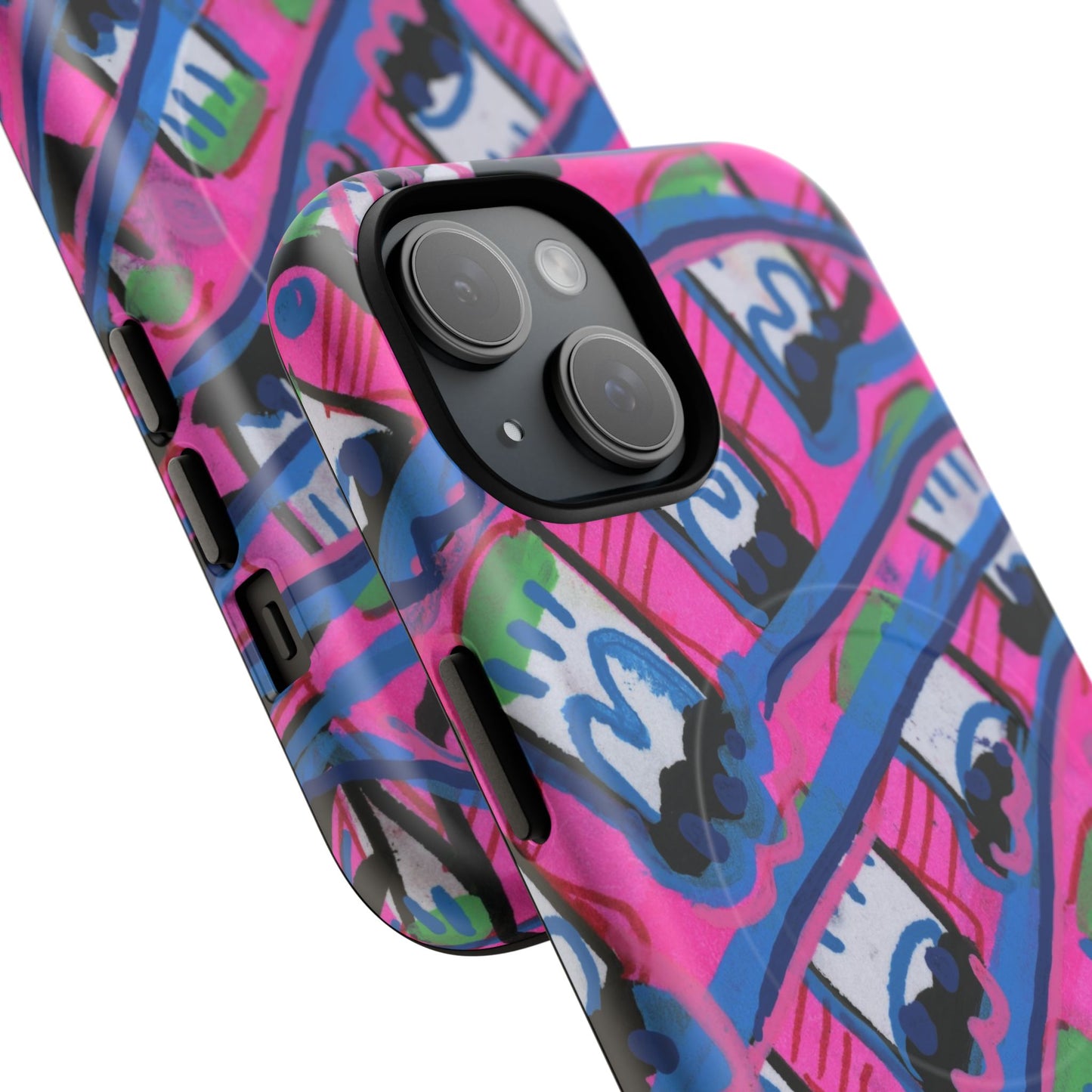 Pink Blast Tough Magnetic Case