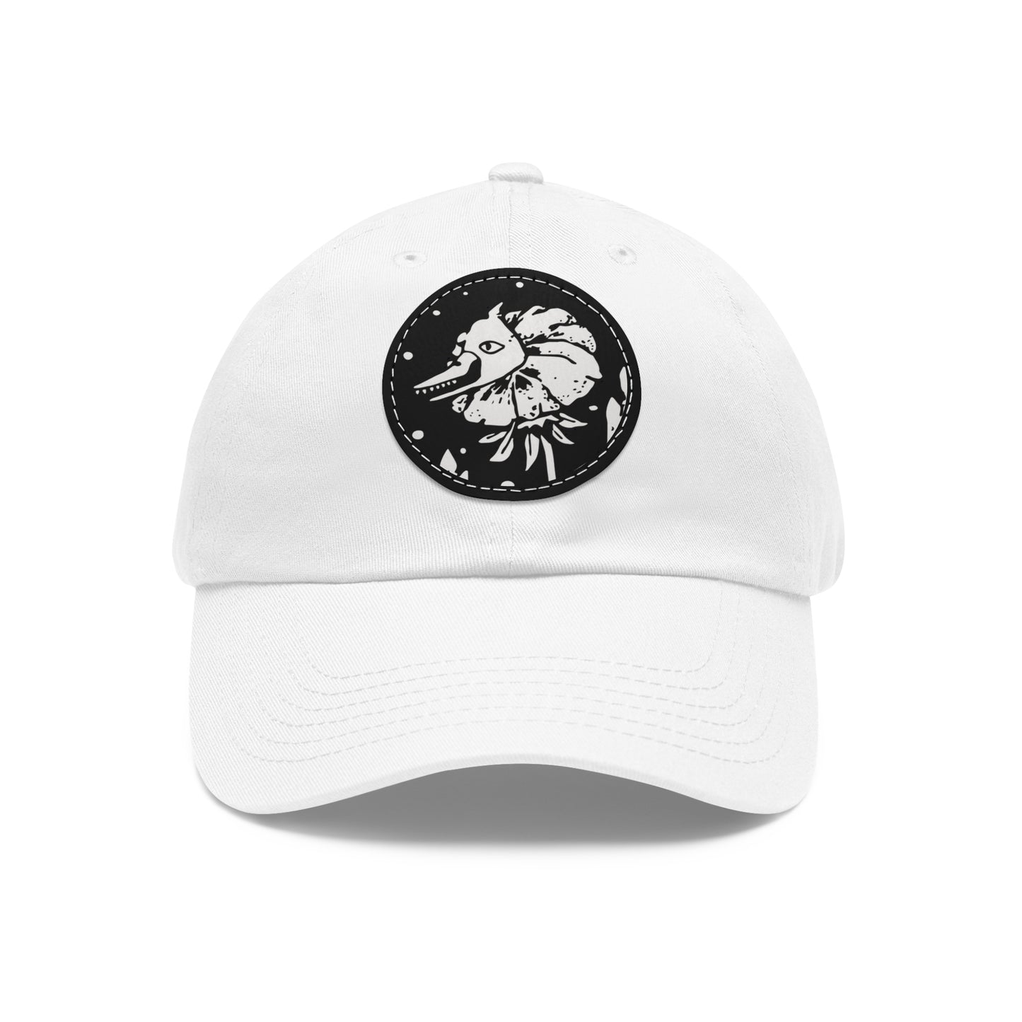 Cap with Leather Patch - Flower Cannibal