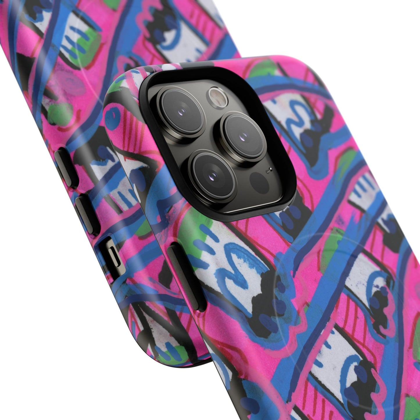 Pink Blast Tough Magnetic Case