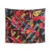 Abstracted Scraps Indoor Wall Tapestry