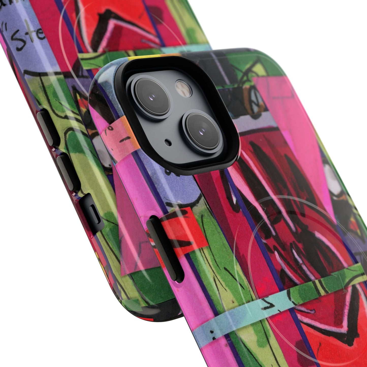 Abstracted Demon Tough Magnetic Cases