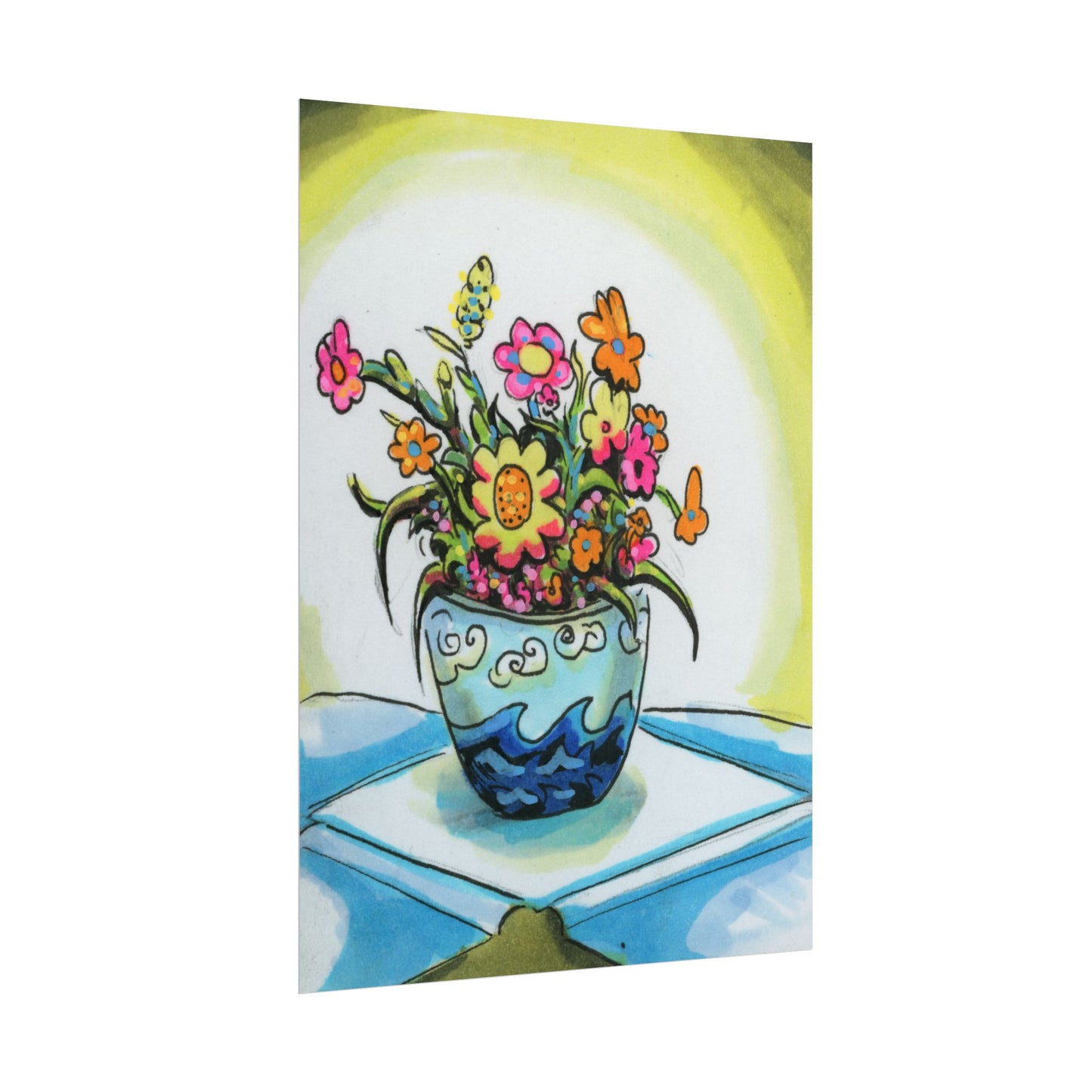 "Flower Vase" poster