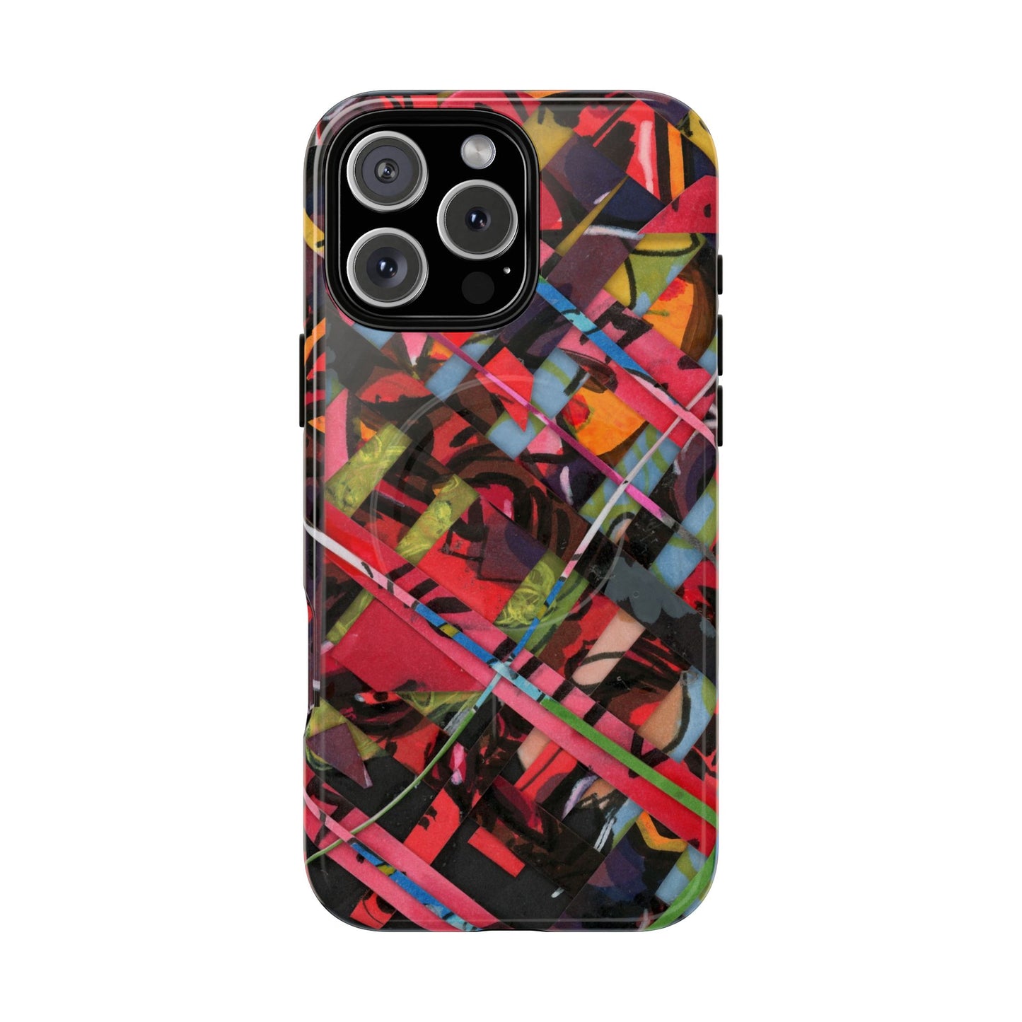 Abstracted Scraps Tough Magnetic Cases