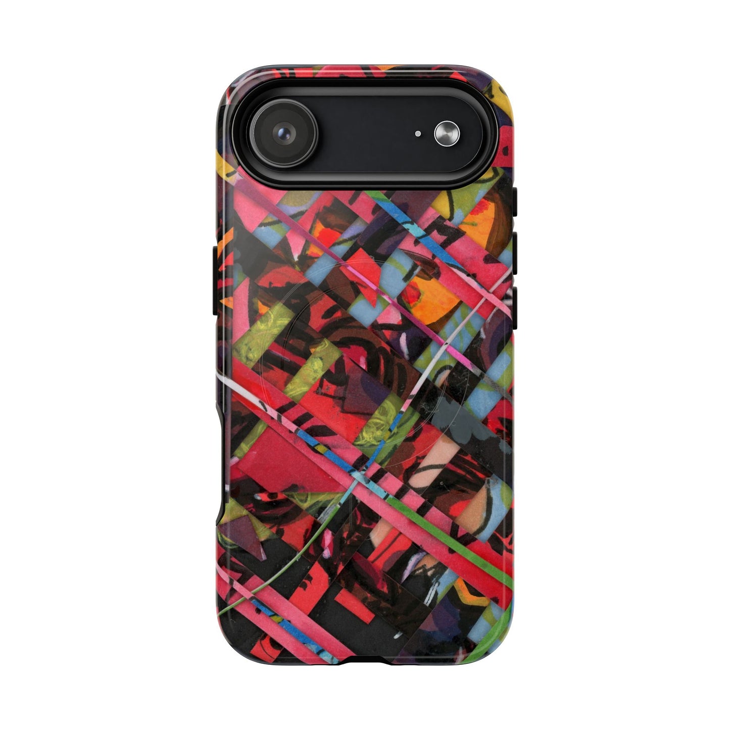 Abstracted Scraps Tough Magnetic Cases