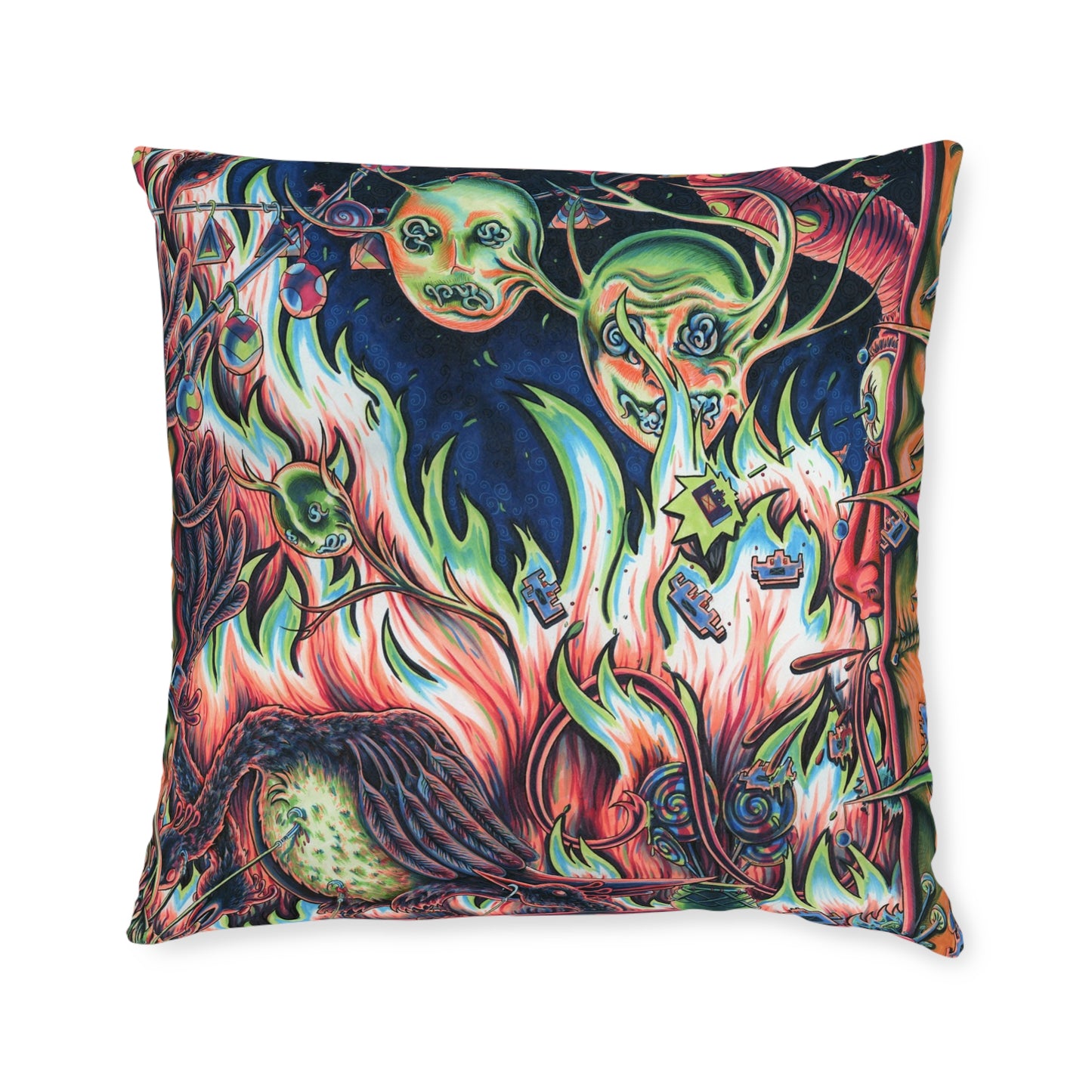 Square Pillow - Early Bird