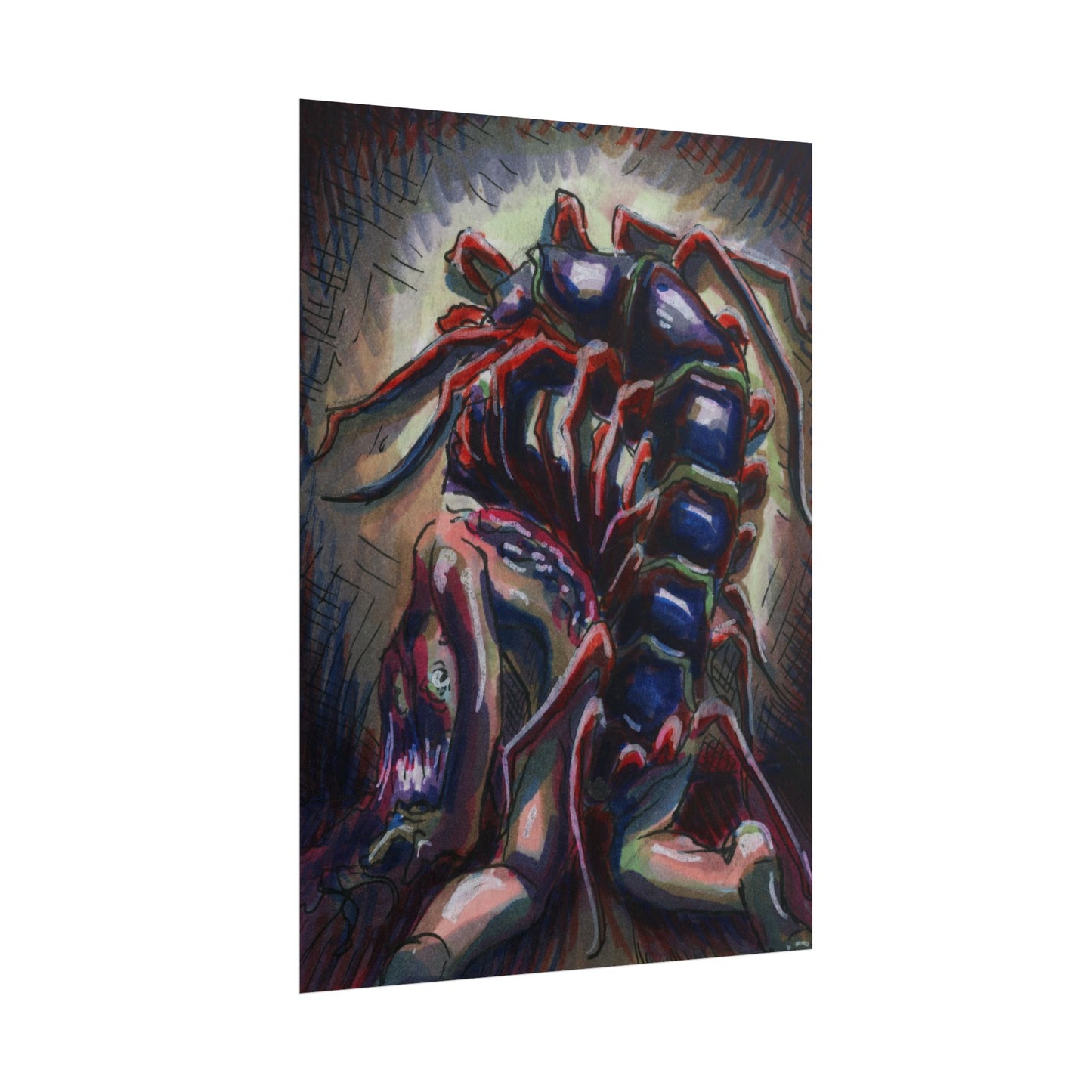 "Centipede Lady" poster