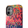 Colorful Squiggly Lines Tough Phone Cases