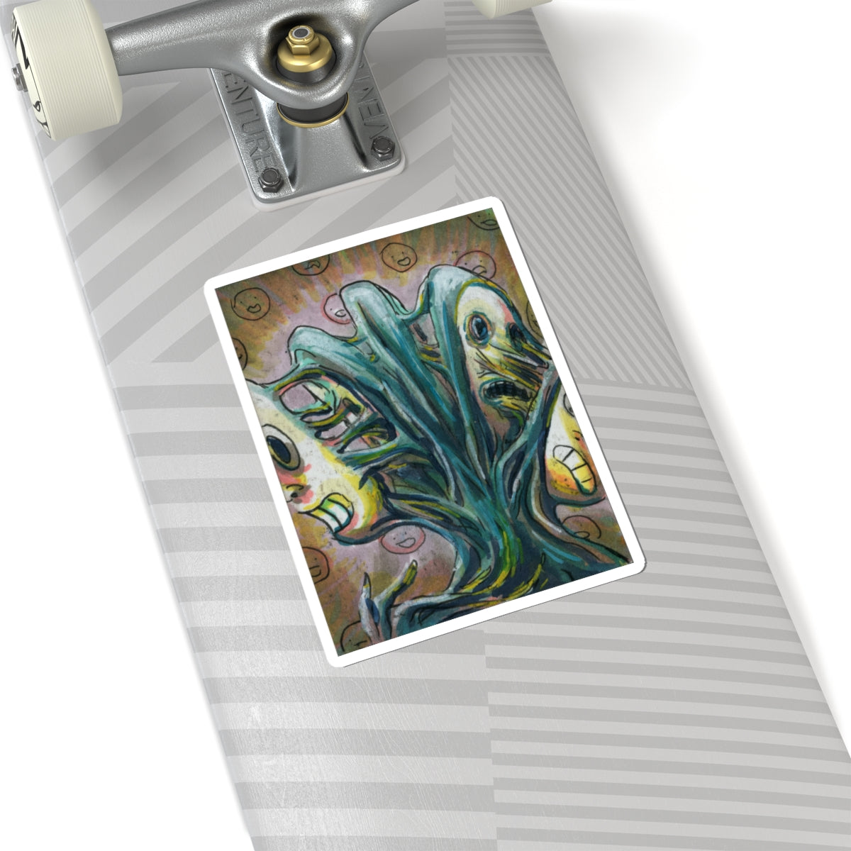 "Multiple Faces" sticker