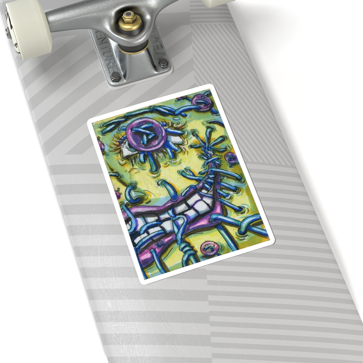 "Button Eye" sticker