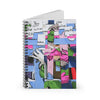 Icy Abstraction Spiral Notebook - Ruled Line