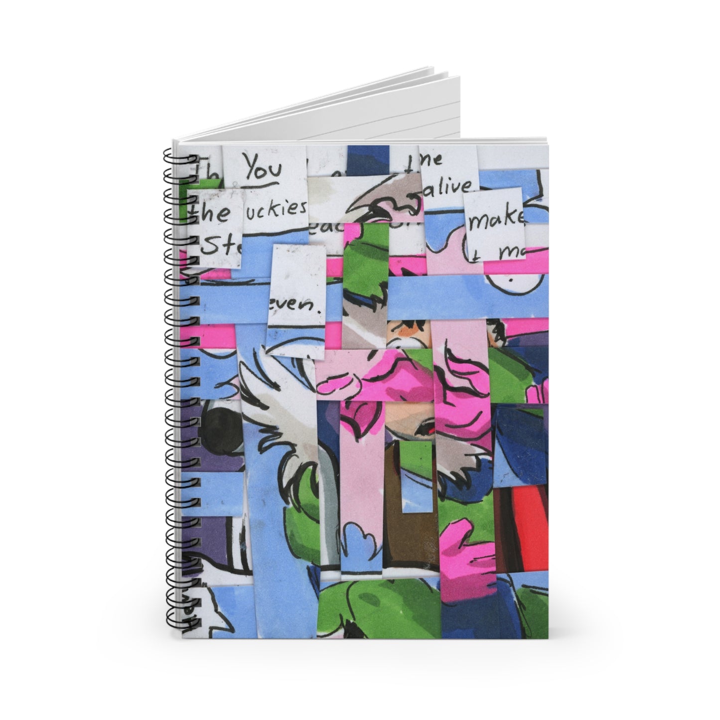 Icy Abstraction Spiral Notebook - Ruled Line