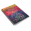 Colorful Squiggly Lines Spiral Notebook - Ruled Line