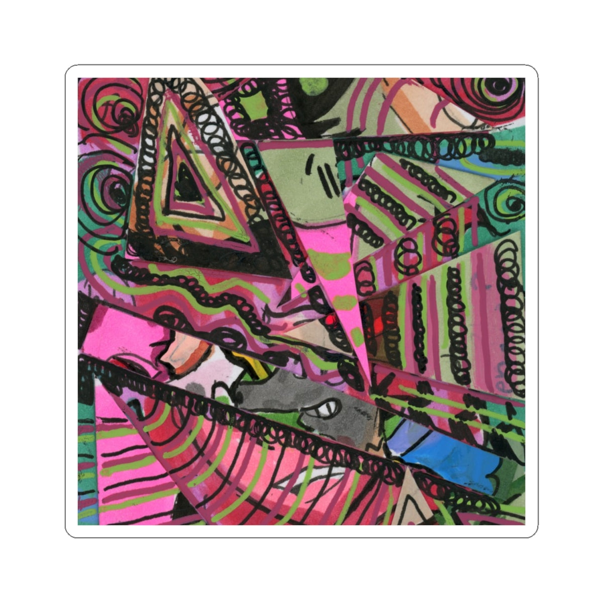 Spring Vibes Kiss-Cut Stickers