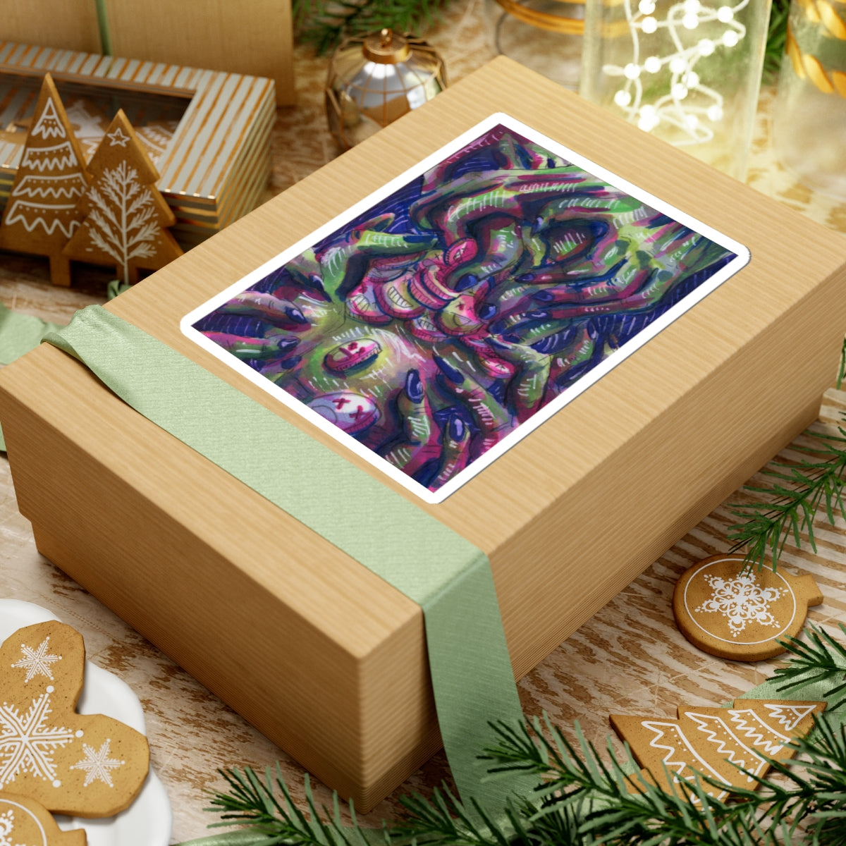 "Unclench my Fist" sticker