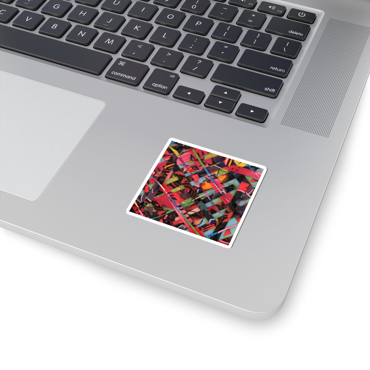 Abstracted Scraps Kiss-Cut Sticker
