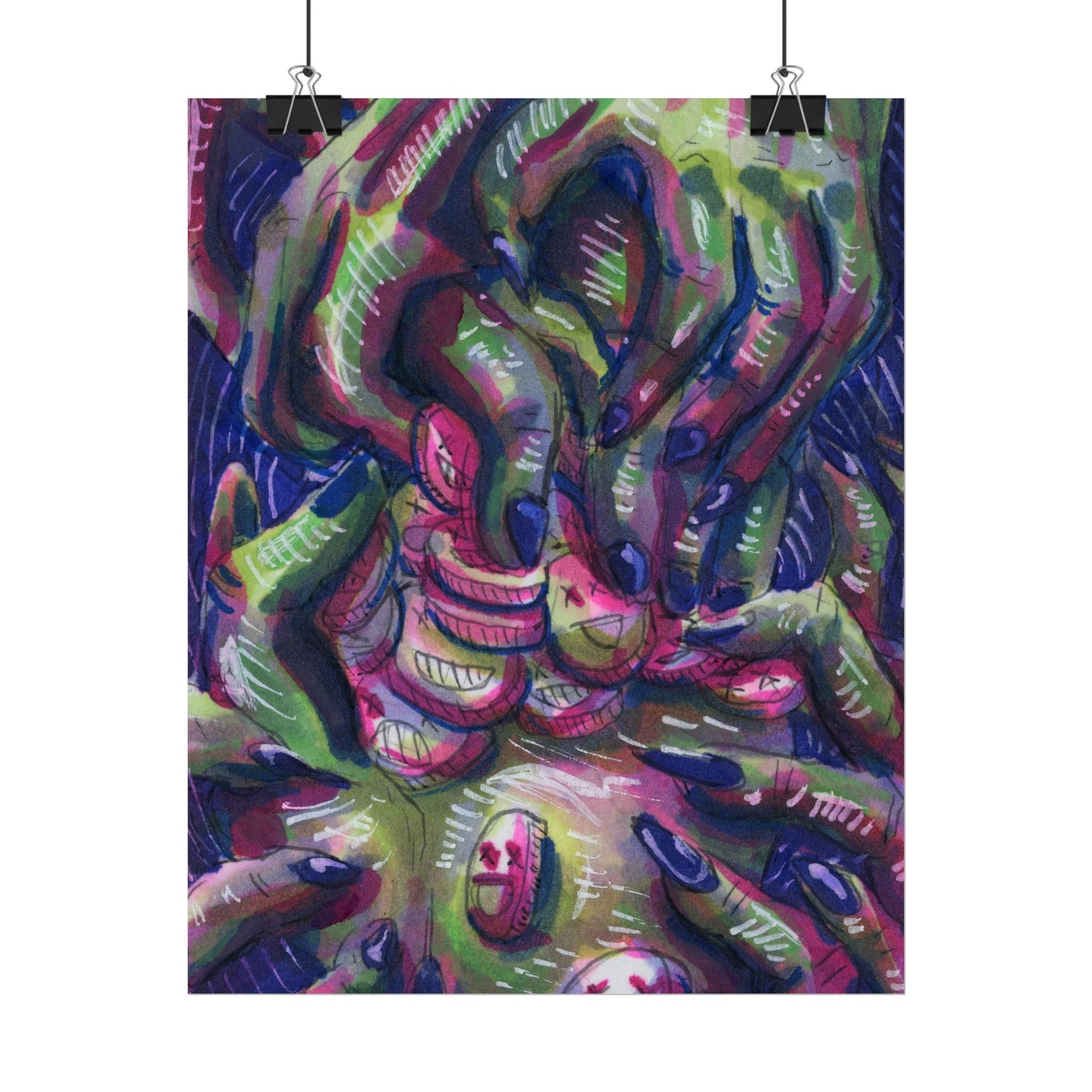 "Unclench my Fist" poster