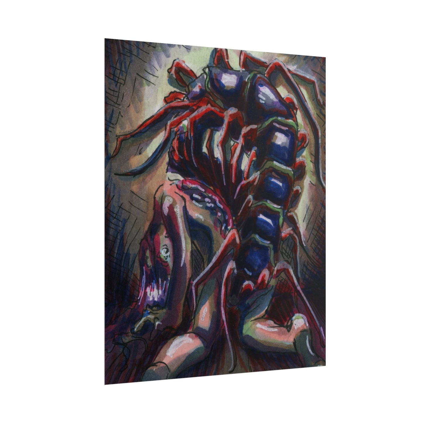 "Centipede Lady" poster