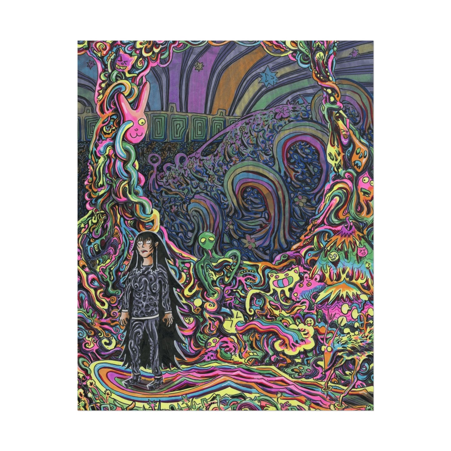 "Welcome to Floofle World" Print