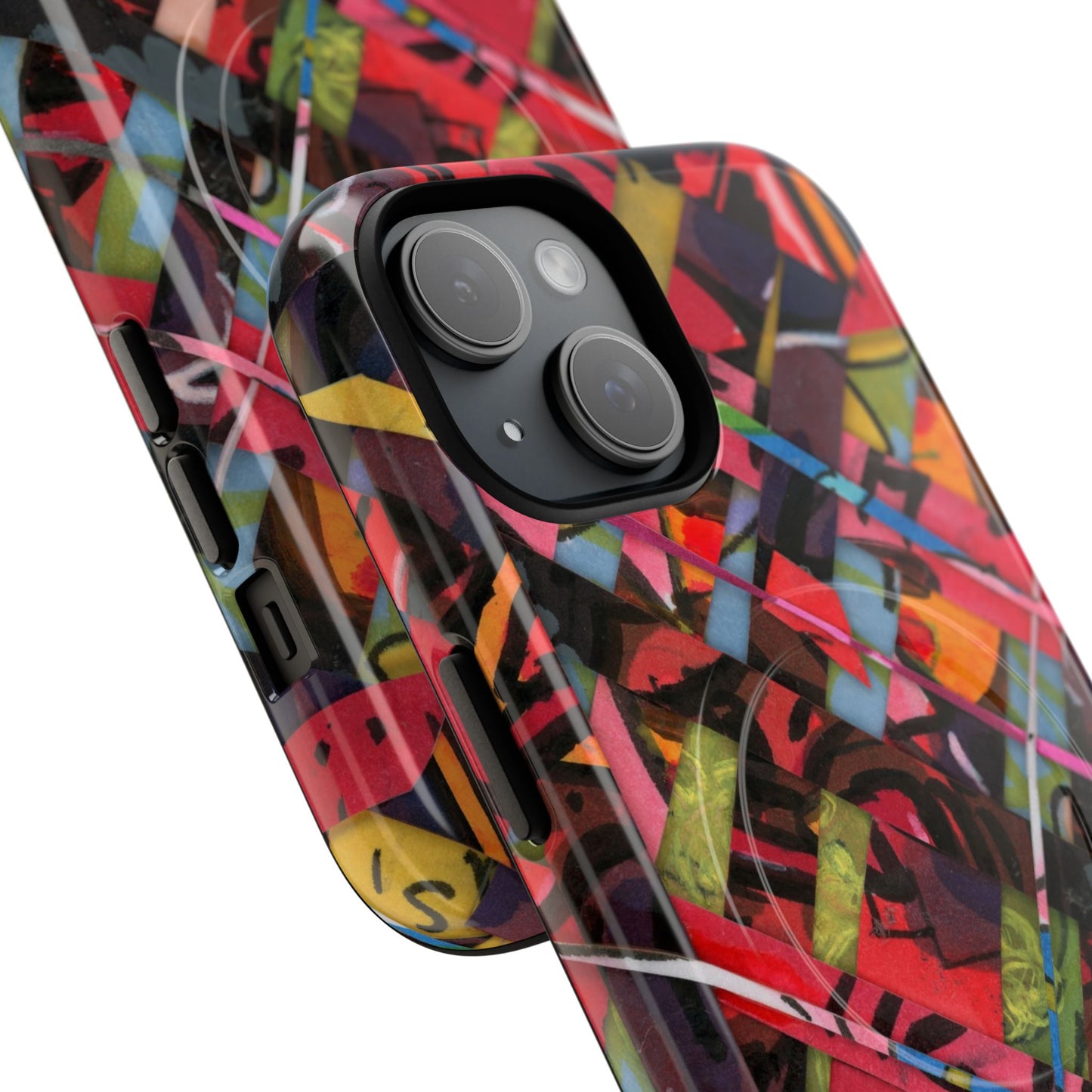 Abstracted Scraps Tough Magnetic Cases