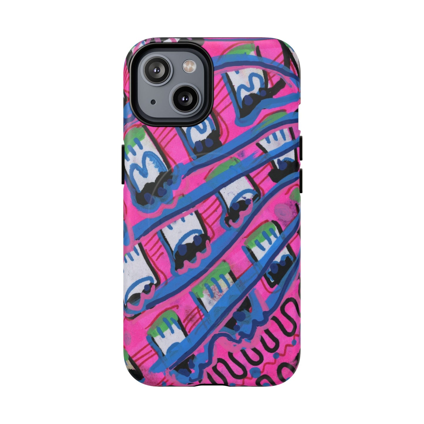 Pink Blast Tough Magnetic Case