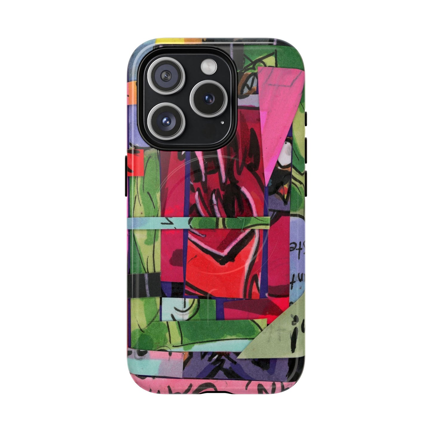 Abstracted Demon Tough Magnetic Cases