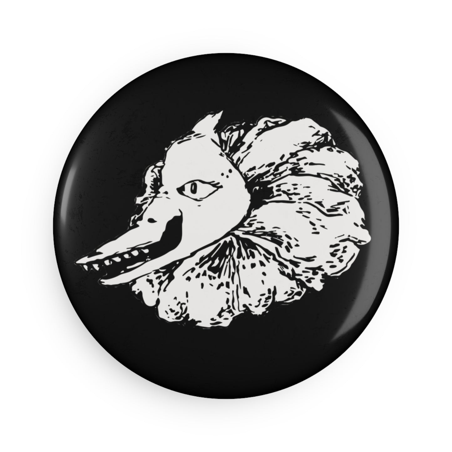 Round Button Magnet (1 & 10 pcs) - Flower Cannibal