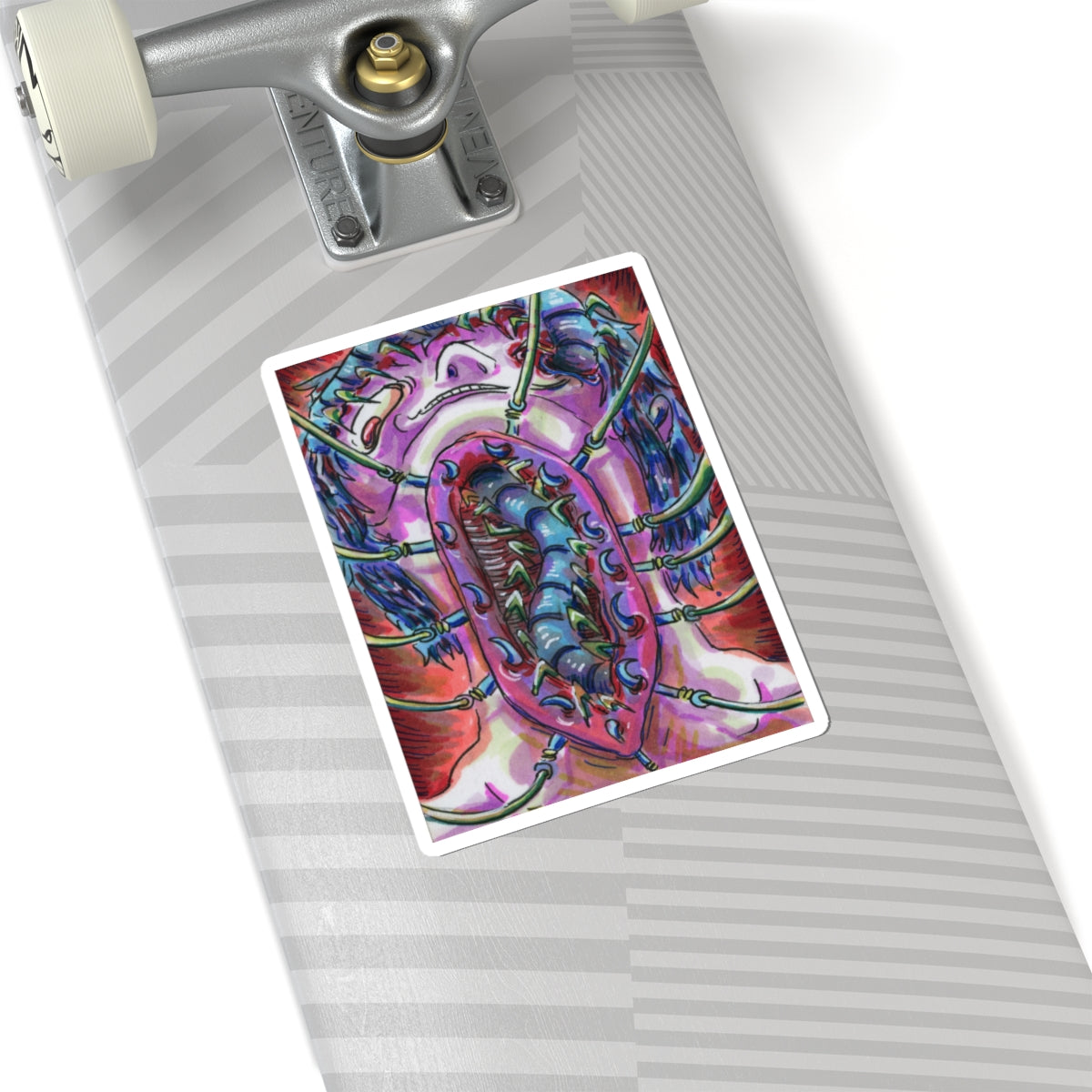 "Centipede Neck" sticker