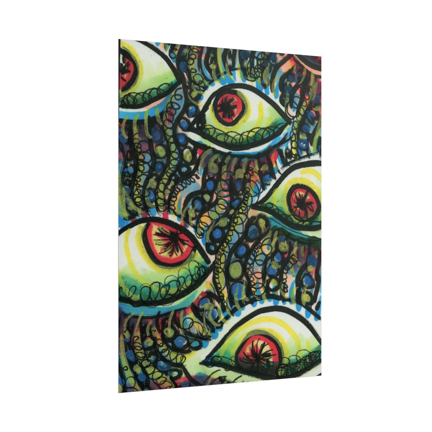 "Trippy Eyeball" poster