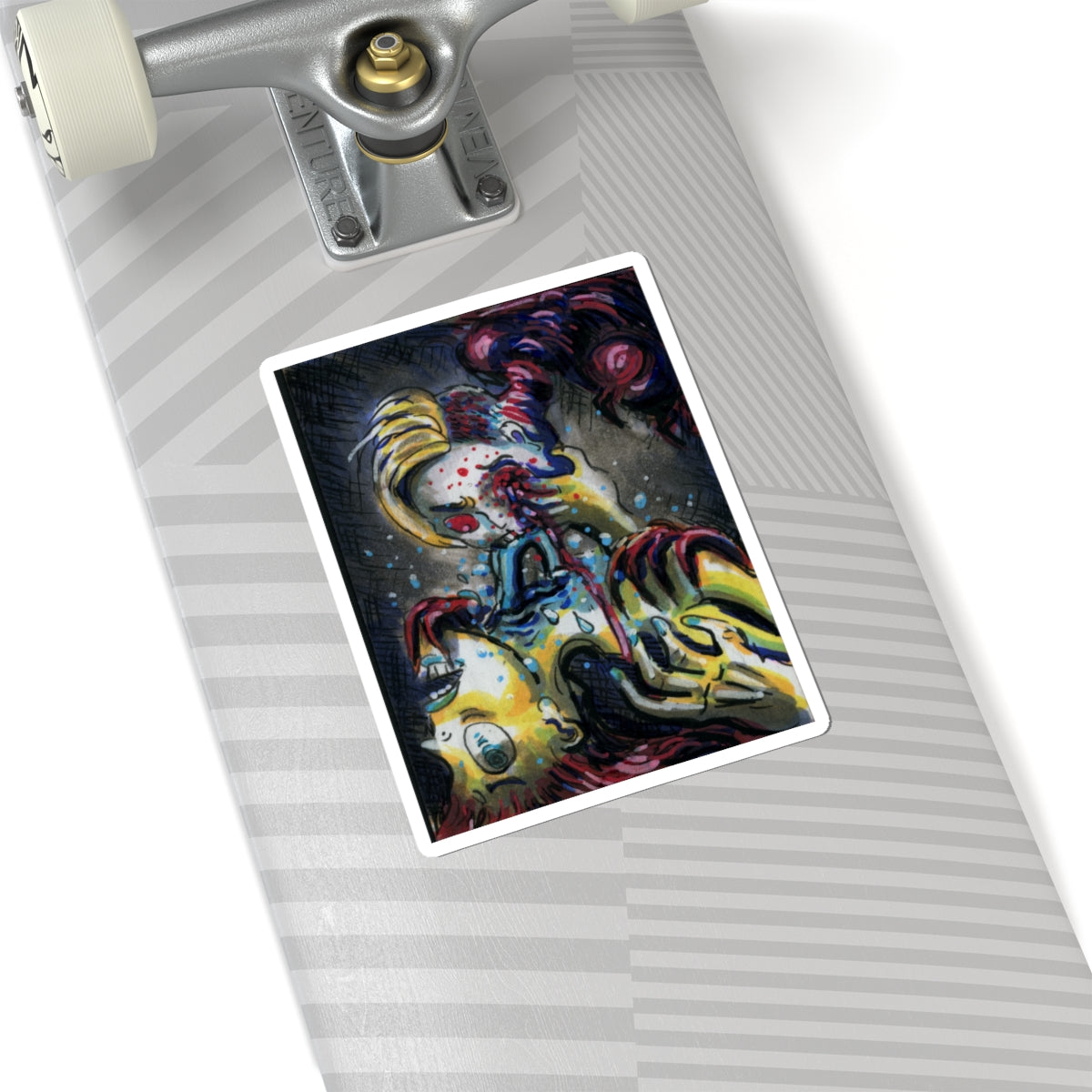 "Rip and Tear" sticker