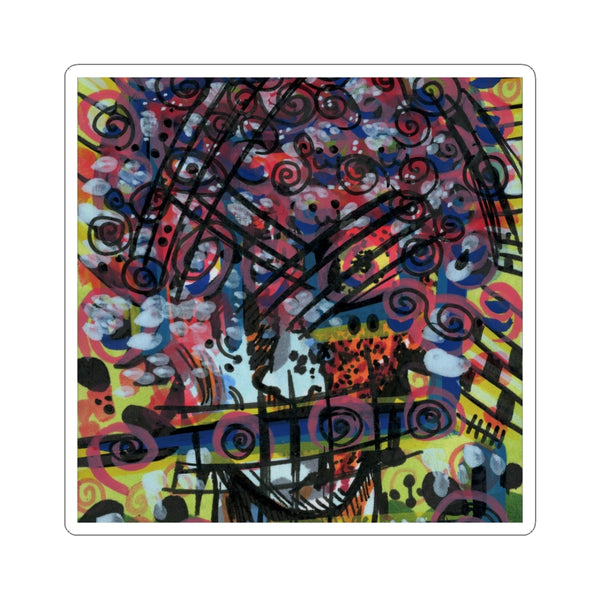 Flower Power Kiss-Cut Sticker
