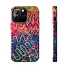 Colorful Squiggly Lines Tough Phone Cases