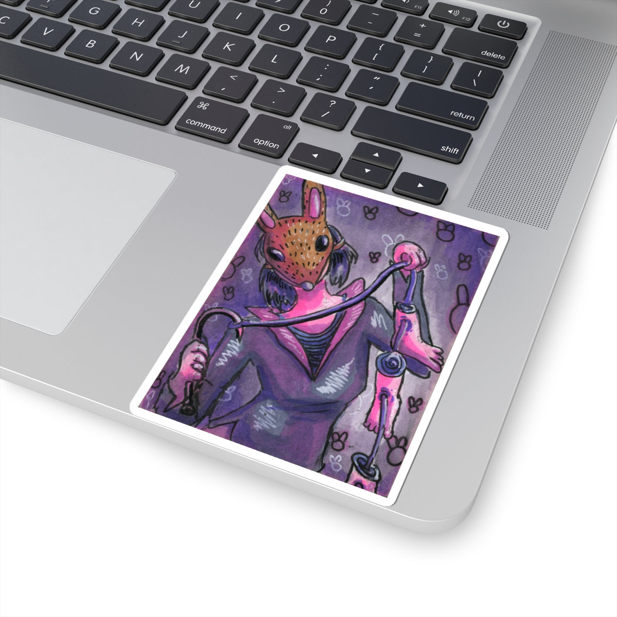 "Lucky Feet" sticker