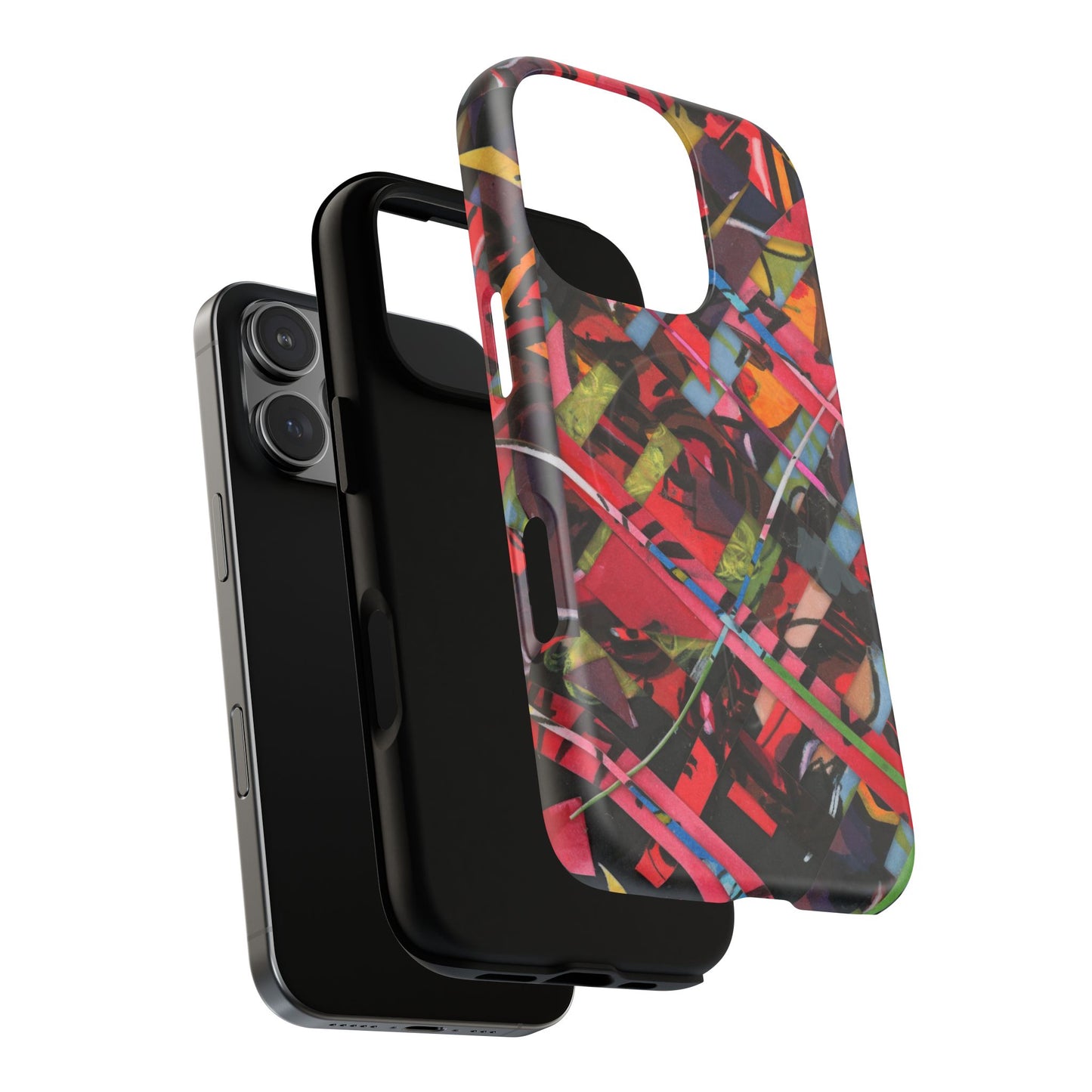 Abstracted Scraps Tough Magnetic Cases