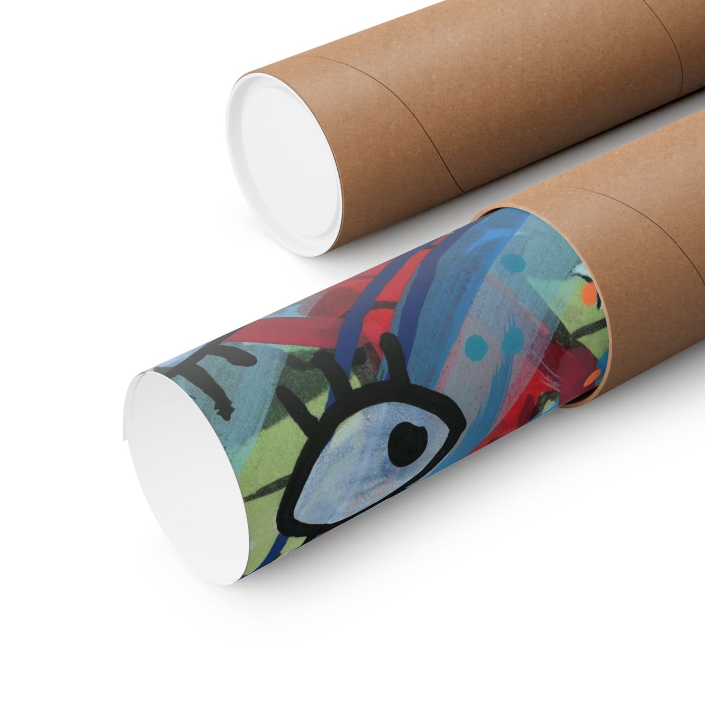 Eyeball Attack Matte Vertical Poster