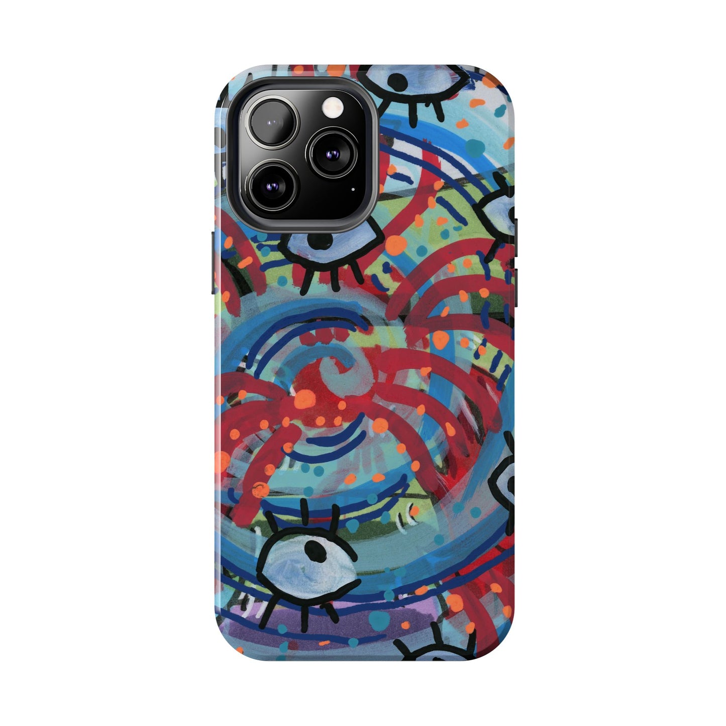 Eyeball Attack Tough Phone Cases