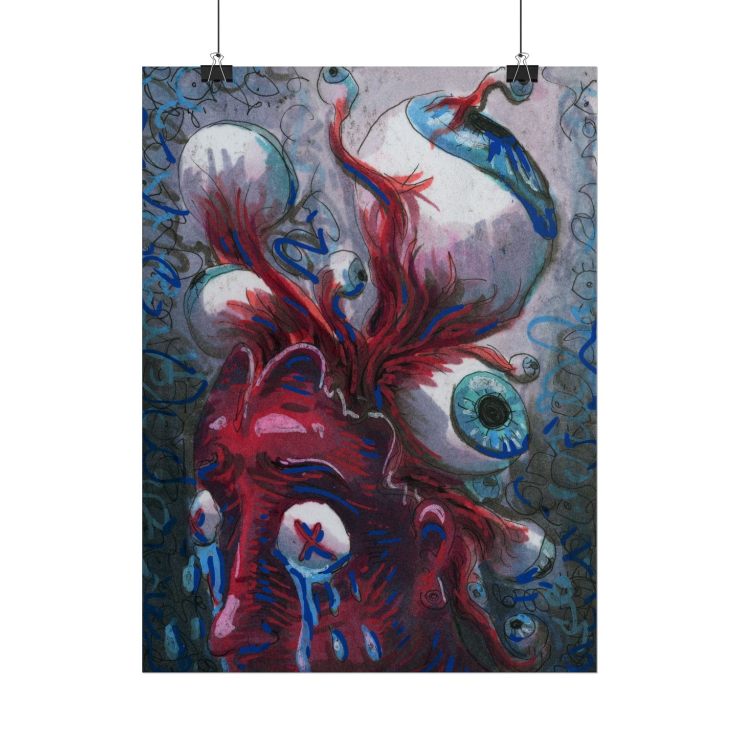 "Eyeball Brain" Poster