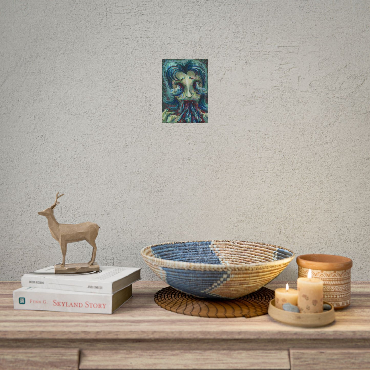 "Something tastes fishy" poster