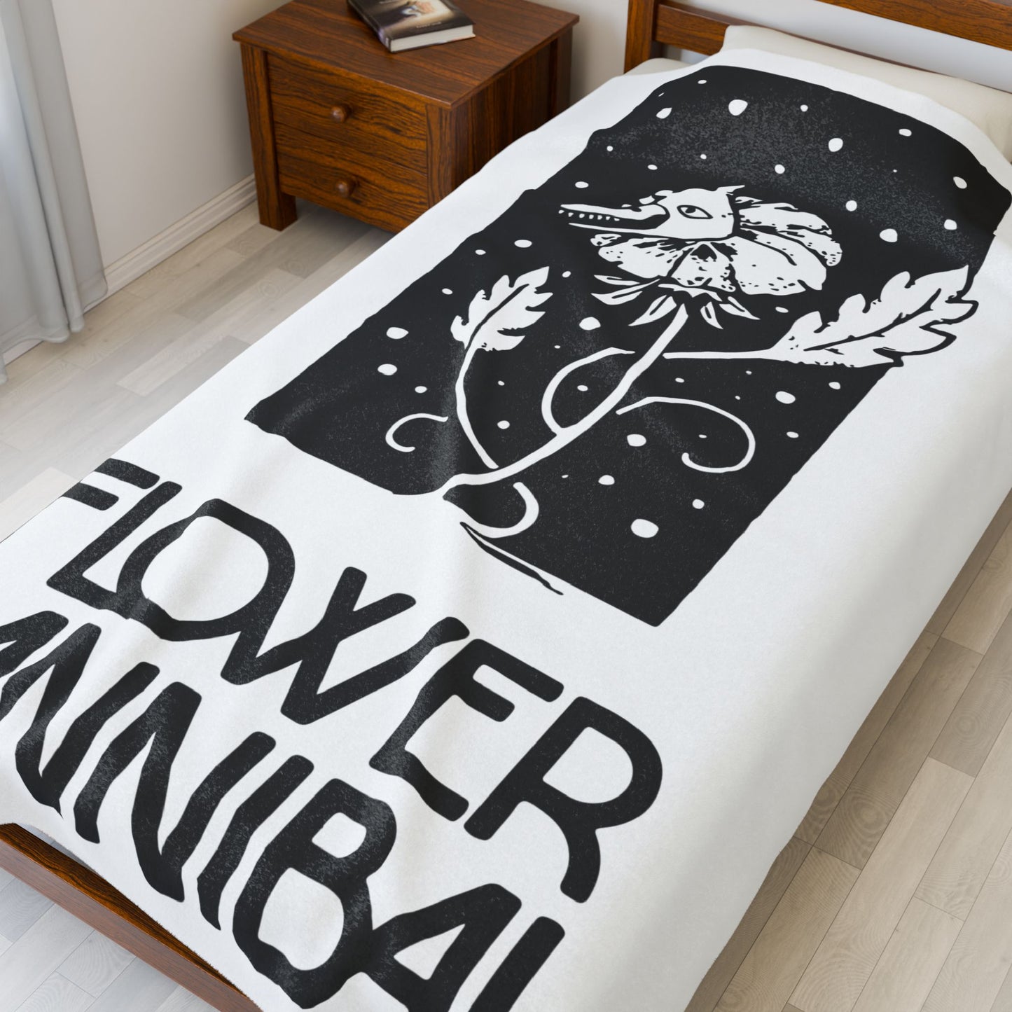 Plush Blanket - Flower Cannibal