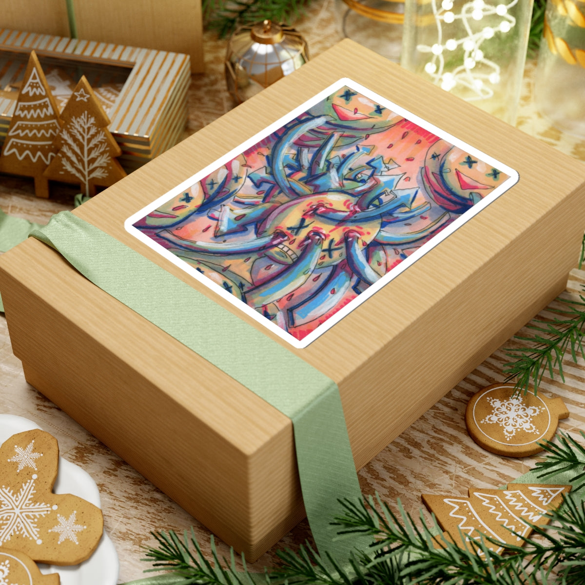 "Words Freaking Hurt" sticker