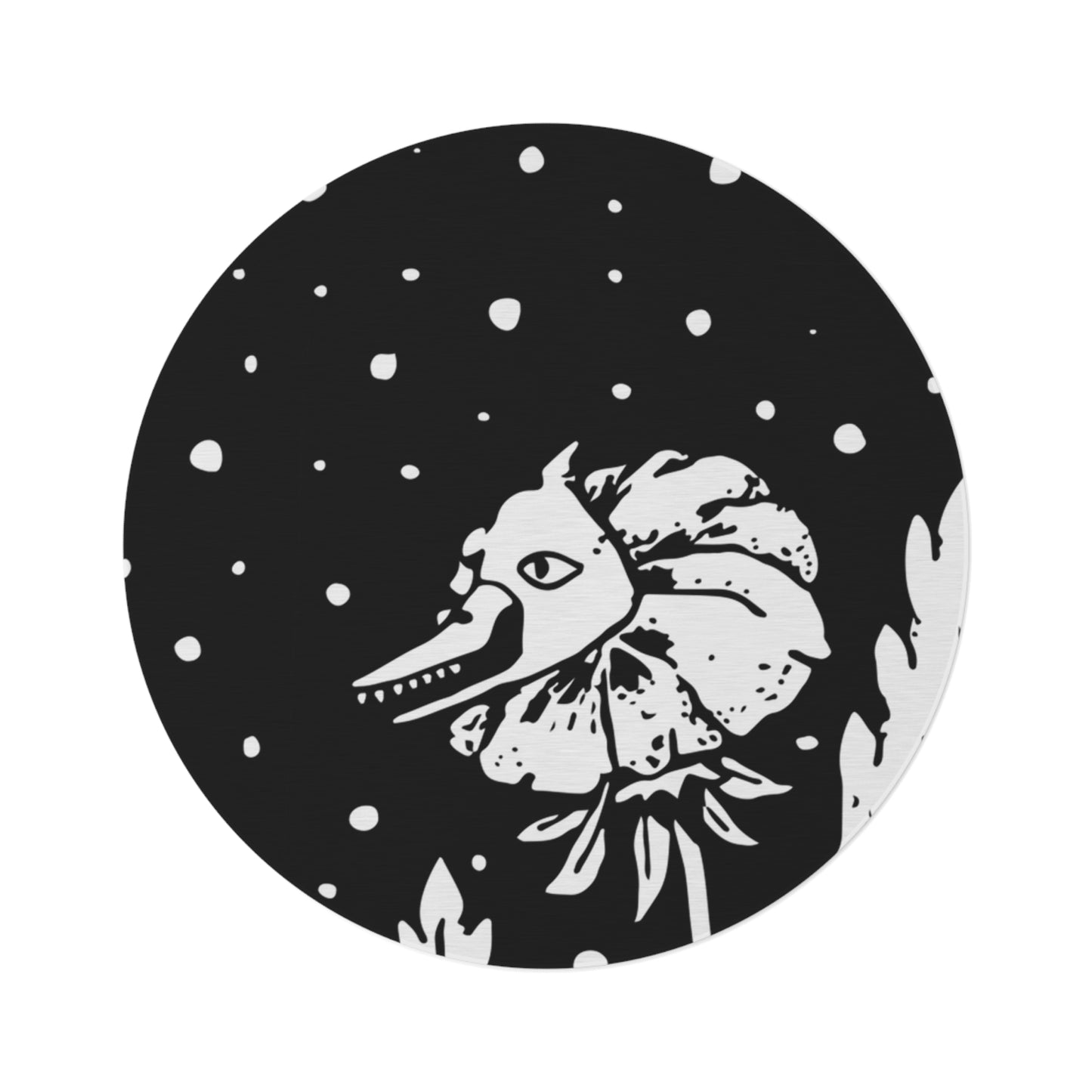 Round Rug - Flower Cannibal