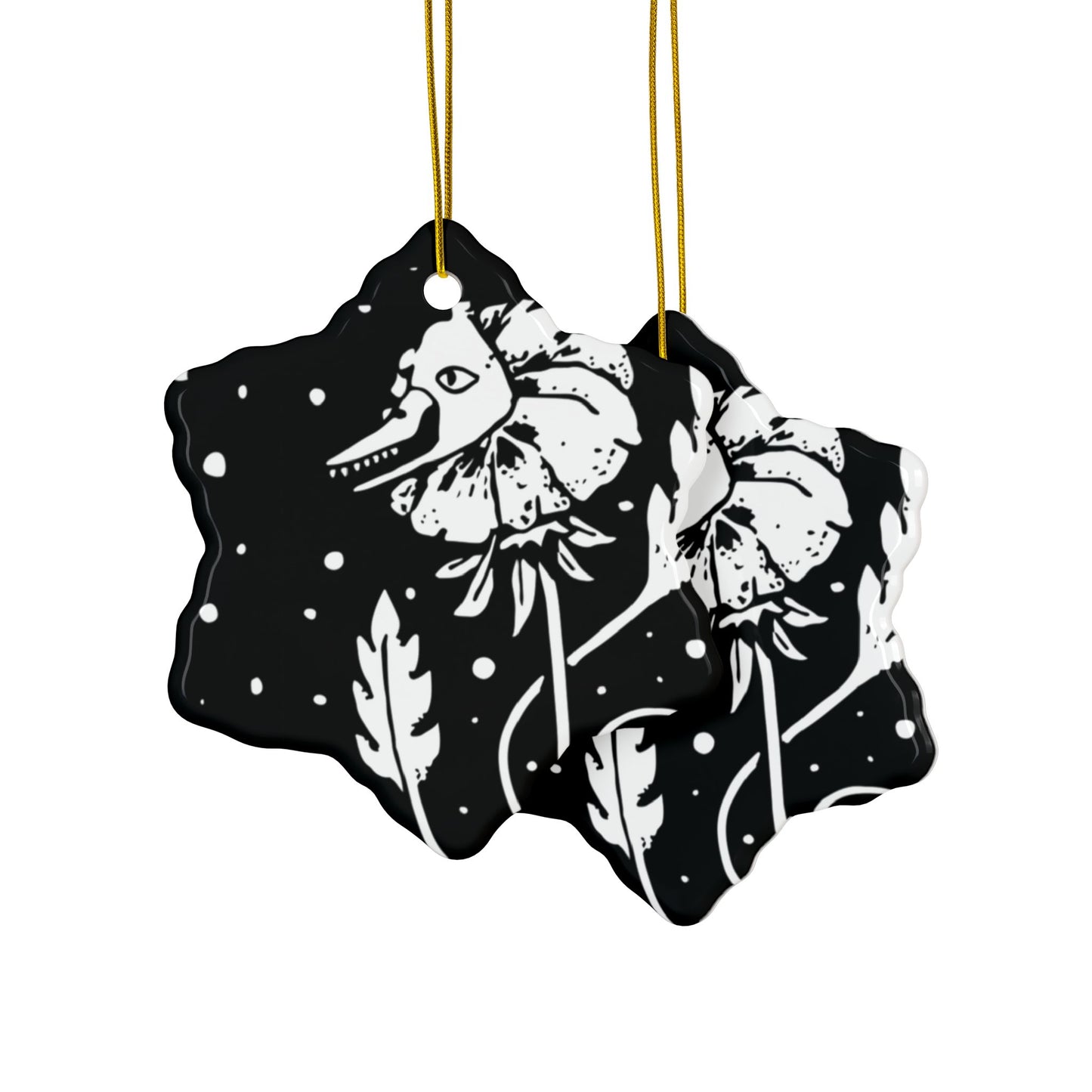 Ceramic Ornaments - Flower Cannibal