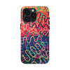 Colorful Squiggly Lines Tough Phone Cases