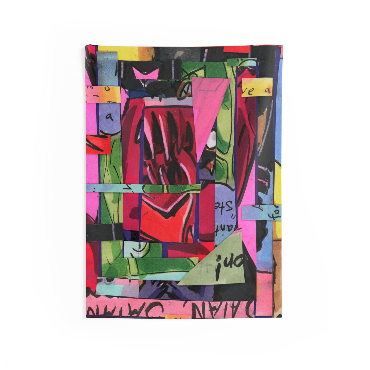 Abstracted Demon Indoor Wall Tapestry