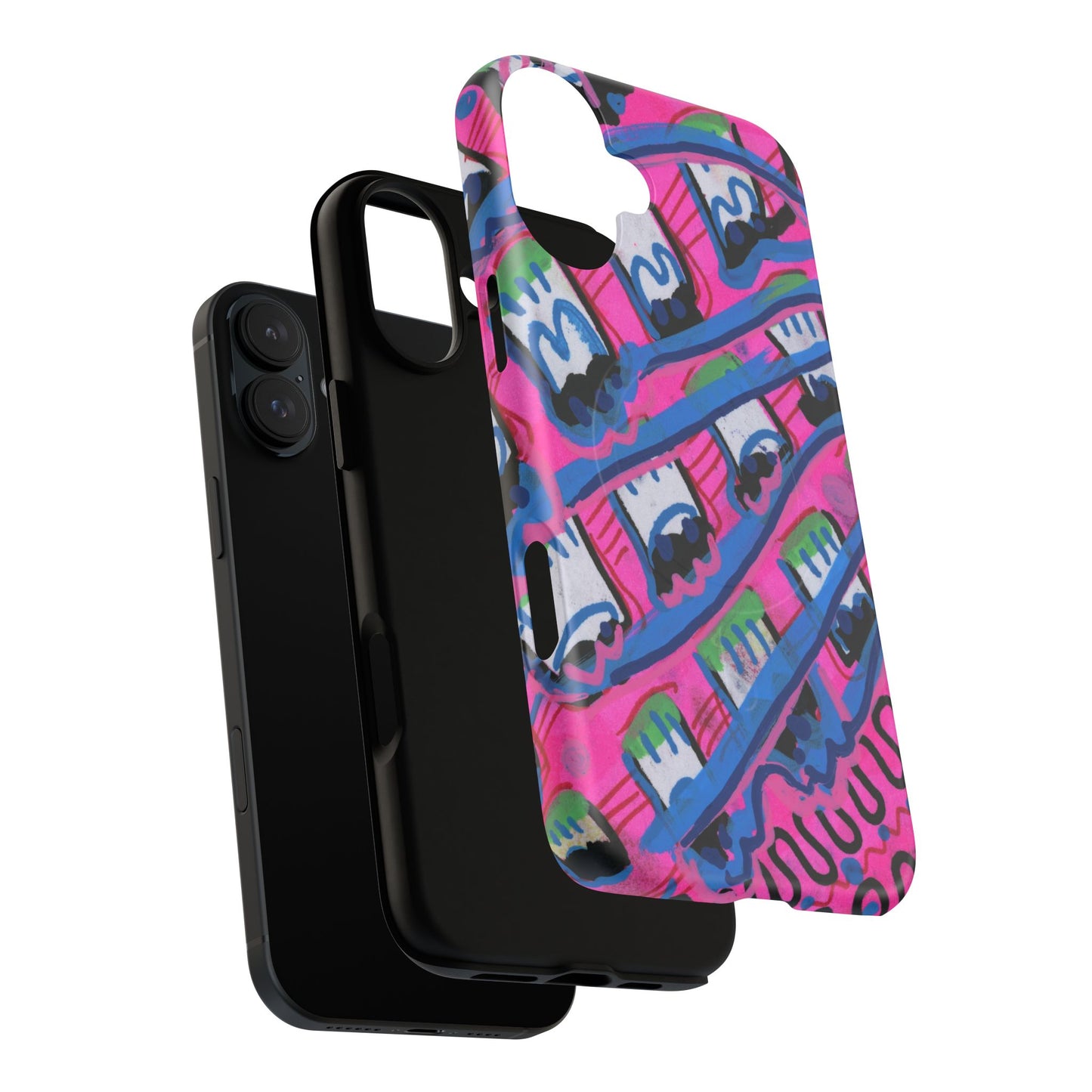 Pink Blast Tough Magnetic Case