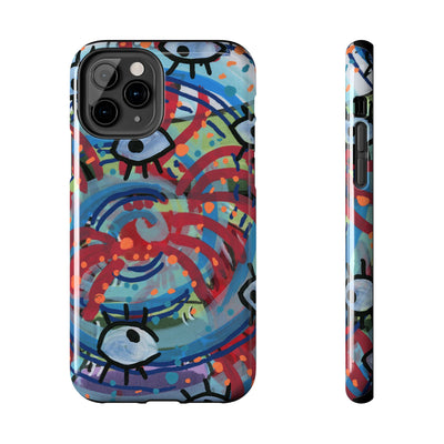 Eyeball Attack Tough Phone Cases