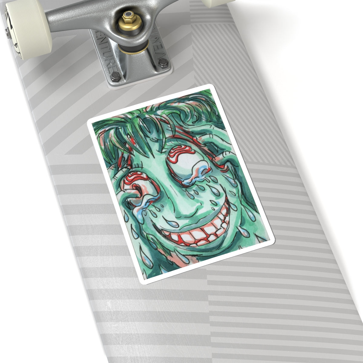 "Overwhelmed" sticker