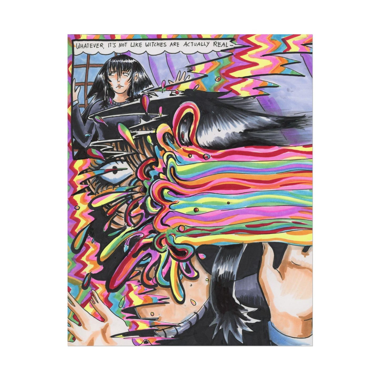 "Witches are real!?" Print